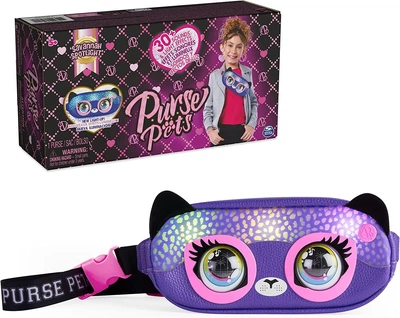 Интерактивная сумочка кросс-боди Spin Master Purse Pets Savannah Spotlight Belt Bag Гепард