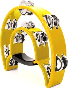 Тамбурин Maxtone 818 Dual Power Tambourine Yellow (818 YL)