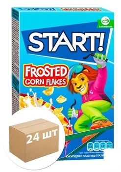 Хлопья глазурированные ТМ "Start" 90г упаковка 24шт (99025)
