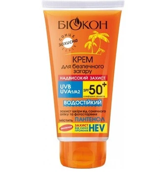 Крем Биокон для безопасного загара Сверхвысокая защита SPF 50 160 мл. (4820160039520)