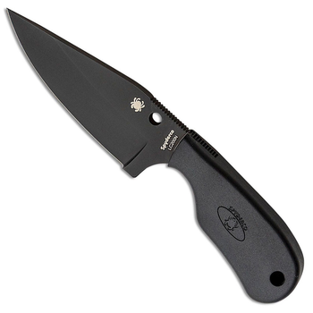 Нож с фиксированным клинком Spyderco Subway Bowie Black Blade FB48PBBK