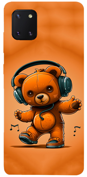 TPU чохол Demsky ведмежа меломан (bear listening music) для Samsung Galaxy Note 10 Lite (A81)