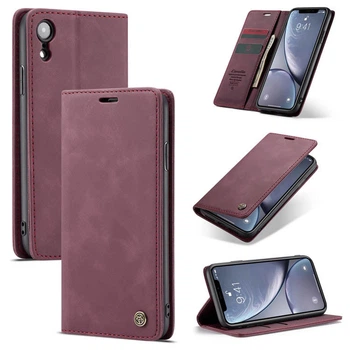 Чохол книжка з магнітом iPhone XR CaseMe Wine (30853-42)
