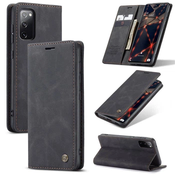 Чехол книжка с магнитом Samsung Galaxy S20 FE CaseMe Black (30855-2B)