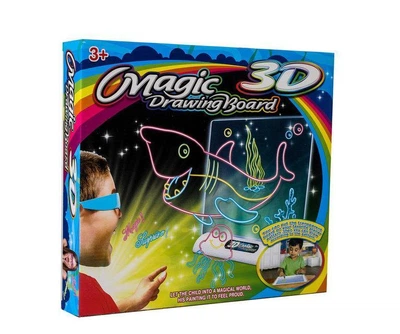 Дошка для малювання з 3D-ефектом ігровий набір Toy Magic 3D морський світ