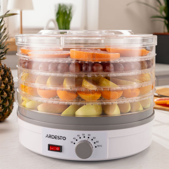 Сушилка для продуктов Ardesto FDB-5320 фруктов, овощей, ягод, грибов, мяса, рыбы, хлеба, зелени, трав и др.