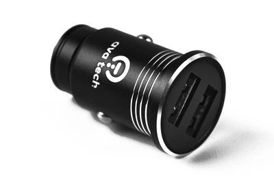 2 USB 3.1A - автомобільний зарядний пристрій - автозарядка, АЗП metal Dual USB