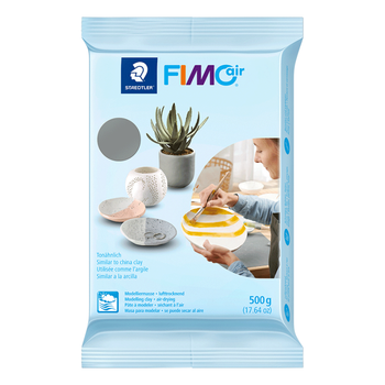 Полимерная самозастывающая глина FIMO Air, 500 г., Серая, (8100-80)