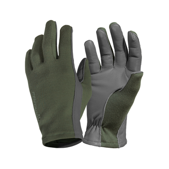 Вогнетривкі номекс тактичні рукавички Pentagon SHORT CUFF PILOT P20001 Medium, Олива (Olive)
