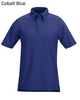 Хлопковое тактическое поло Propper 100% Cotton Short Sleeve Lightweight Polos F5323 Medium, Cobalt Blue