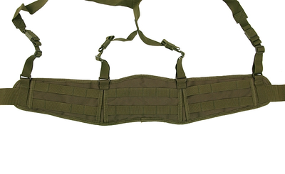 Пояс 8Fields Padded Patrol Belt With Suspenders Olive Тактичний