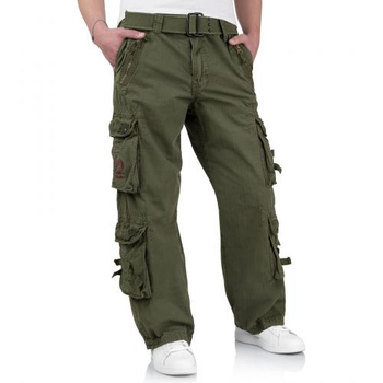 Штани SURPLUS ROYAL TRAVELER TROUSER Surplus Raw Vintage Royal Green, 5XL (Зелений)