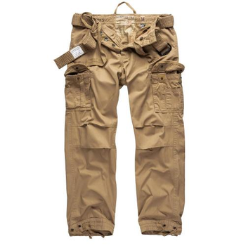 Штаны SURPLUS PREMIUM VINTAGE TROUSERS Surplus Raw Vintage Beige, S (Бежевый) Тактические