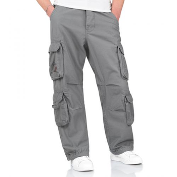 Штаны SURPLUS AIRBORNE VINTAGE TROUSERS Surplus Raw Vintage Grey, 5XL (Серий) Тактические