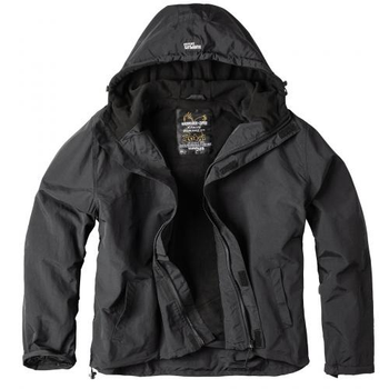 Куртка Surplus Zipper Windbreaker Raw Vintage Black 4XL (Черный)