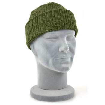 Шапка акриловая крупной вязки Beanie Cap Sturm Mil-Tec Olive (Олива)