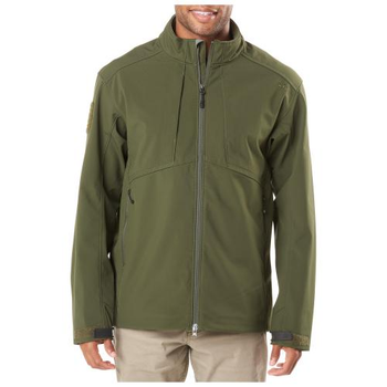 Куртка для штормовой погоды Sierra Softshell 5.11 Tactical Moss L (Мох)