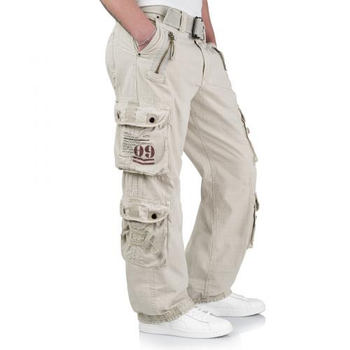 Штаны SURPLUS ROYAL TRAVELER TROUSER Surplus Raw Vintage Royal White, 3XL (Белый) Тактические