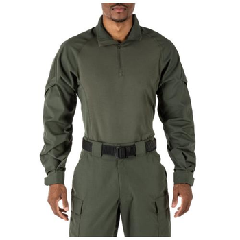 Сорочка под бронежилет 5.11 Tactical Rapid Assault Shirt 5.11 Tactical TDU Green, M (Зеленый)