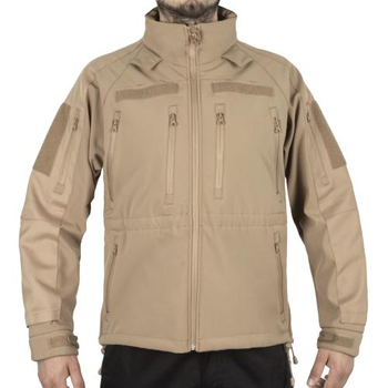 Куртка демісезонна Softshell Plus Sturm Mil-Tec Coyote S (Койот)