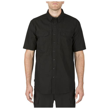 Сорочка с коротким рукавом 5.11 Stryke Shirt - Short Sleeve 5.11 Tactical Black, L (Черный) Тактическая