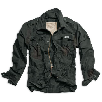 Куртка Surplus Heritage Винтаж Jacket Surplus Raw Vintage Black M (Черный)