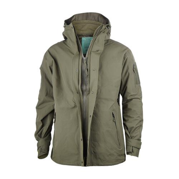 Куртка парка влагозащитная Sturm Mil-Tec Wet Weather Jacket With Fleece Liner Sturm Mil-Tec Ranger Green L (Зеленый)