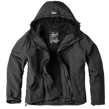 Куртка Surplus Zipper Windbreaker Raw Vintage Black 2XL (Черный)