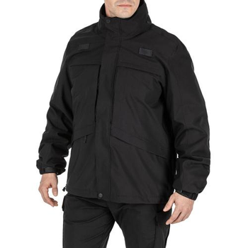 Куртка демисезонная Tactical 3-in-1 Parka 2.0 Tall 5.11 Tactical Black S (Черный)