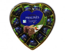 Конфети праліне Maitre Truffout Pralines Haselnuss з горіховим кремом та злаковими кульками, 165 г