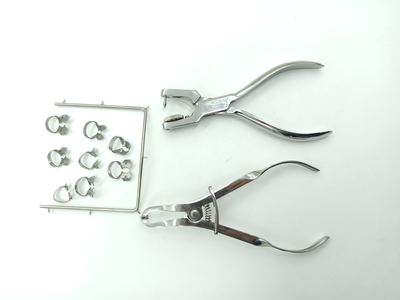 Стоматологічний набір коффердам 11 інструментів