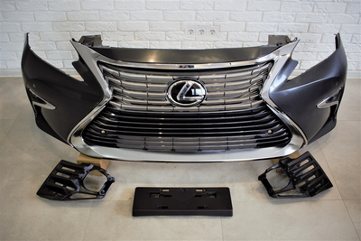 Бампер передний Lexus ES 2016-2018 комплектный 1234 upgrade для Lexus ES 2012-2017 (7053)