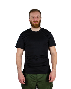 Тактическая футболка кулмакс черная Military Manufactory 1404 L (50)