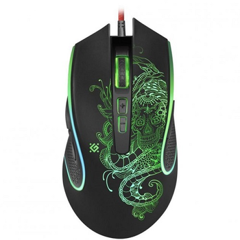Мышка Defender Venom GM-640L проводная 8кн 3200dpi подсветка