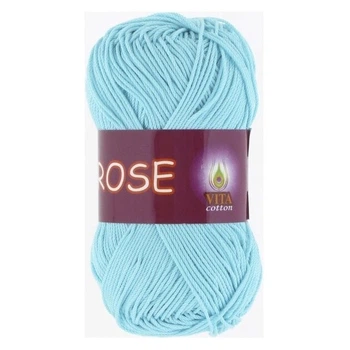 Пряжа Vita Cotton Rose (Віта Коттон Троянда) 3909 блакитний