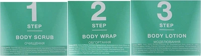 Набір холодний антицелюлітний для обгортання шкіри тіла - Selfie Care (scrub/150ml + cr/150ml + lot/150ml) Набір холодний антицелюлітний для обгортання шкіри тіла (951067-0-2)
