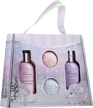 Набор - Baylis & Harding Beauticology Unicorn (b/spray/95ml + sh/cr/100ml + fiz/2*45g) (1031373-15192)