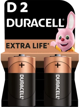 Щелочные батарейки Duracell D (LR20) MN1300 2 шт (5000394052512)