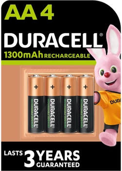 Аккумулятор Duracell Recharge AA 1300 мАh 4 шт (5000394044982)