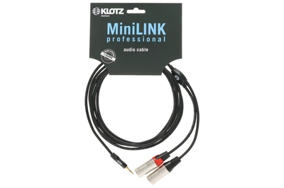 Кабель комутаційний KLOTZ KY9-180 MINILINK PRO Y-CABEL 1.8 M BLACK (234500)