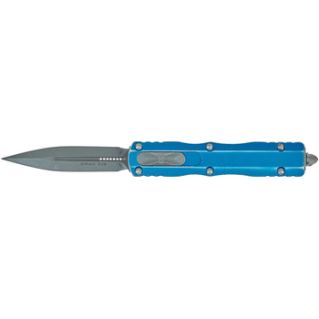 Нож Microtech Dirac Double Edge Stonewash Distressed Blue (225-10DBL)