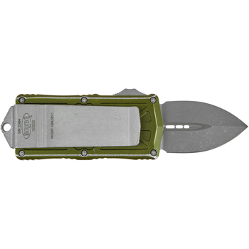 Ніж Microtech Exocet Double Edge Stonewash Distressed OD Green (157-10DOD)