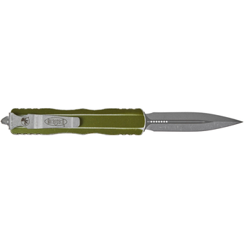 Нож Microtech Dirac Double Edge Stonewash Distressed OD Green (225-10DOD)