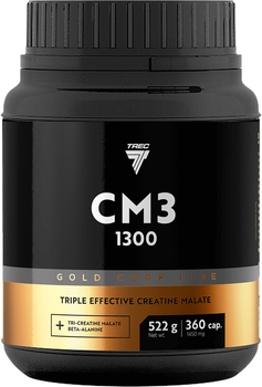 Jabłczan kreatyny Trec Nutrition Gold Core CM3 1300 360 kapsułek (5902114019167)