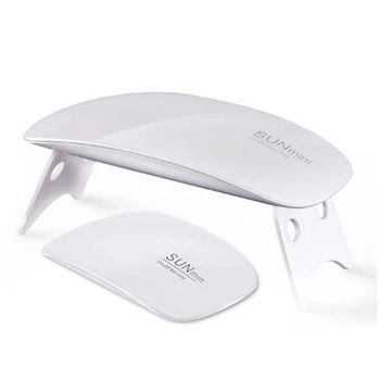 LED+UV Лампа для маникюра и педикюра (лампа для сушки гель-лака) SUN mini 6 Вт белая