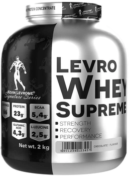 Odżywka białkowa Kevin Levrone Levro Whey Supreme 2000 g Jar Strawberry (5903719210201)