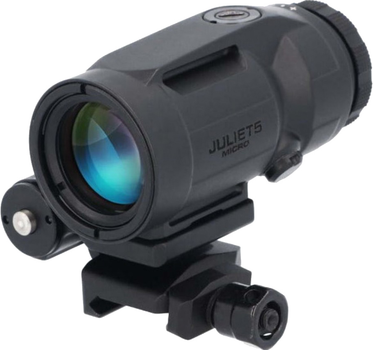 Збільшувач Sig Sauer Optics 5x Juliet5-Micro 5 x 24 мм Push-Button Mount With Spacers Чорний (SOJ5M001)