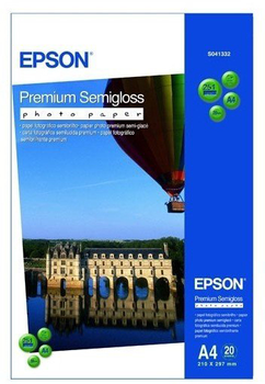 Папір Epson Premium Semigloss Photo Paper A4 (C13S041332)
