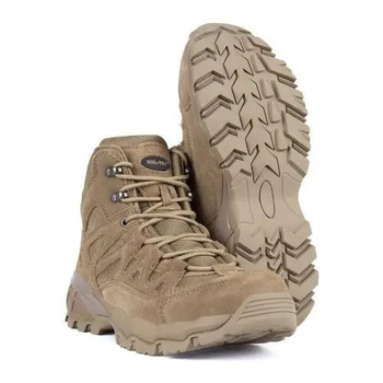 Ботинки мужские армейские Mil-Tec Trooper Squad Койот 39 размер надежная и функциональная обувь для профессиональных задач комбинация комфорта