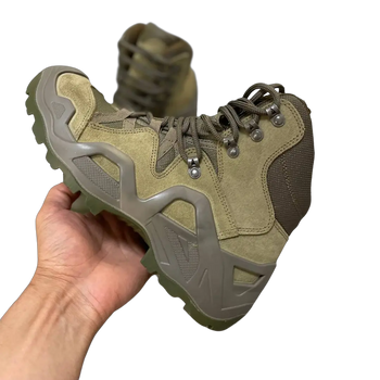 Армейские мужские ботинки берцы Vaneda нубук кордура Оливковый 40 размер (Kali) идеальная обувь для любых условий для экстремальных условий надежная защита
